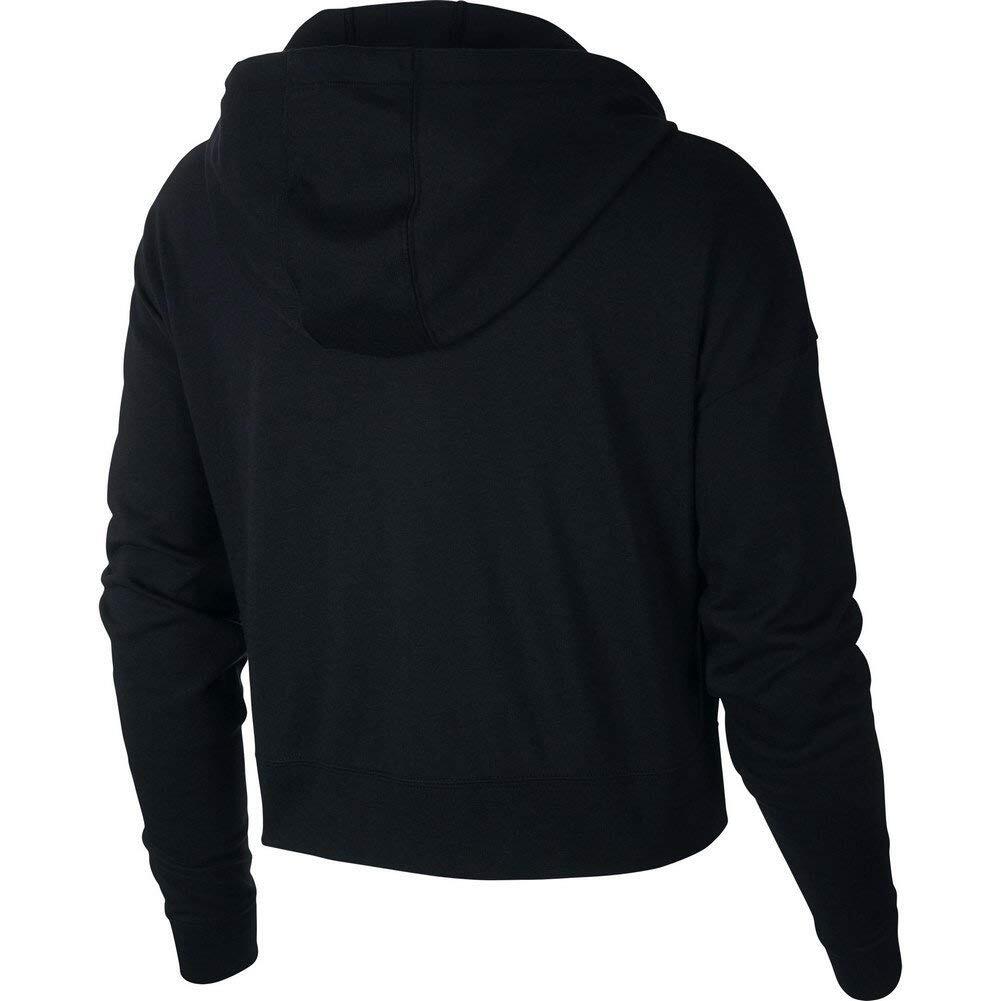 Felpa con zip nera Nike per donna - Stile e comfort 2/2