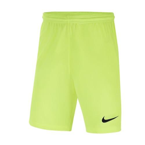 PANTALONCINO da calcio junior nike verde fluorescente 4/4