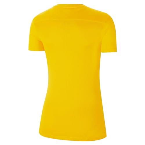 T-shirt da calcio donna nike giallo 3/3
