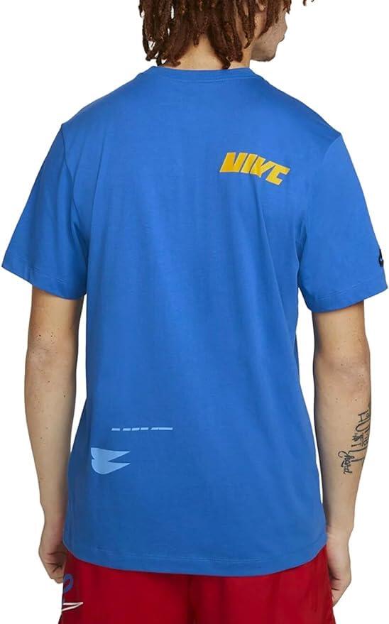 Nike Essential Sport 1 T-shirt - Marineblauw/Rood, XX-Large 2/2