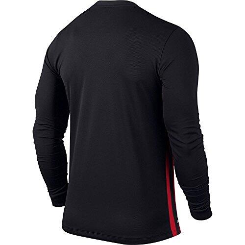 T-shirt Nike Striped Division pour Enfants - Noir/Rouge Université/Blanc 2/2