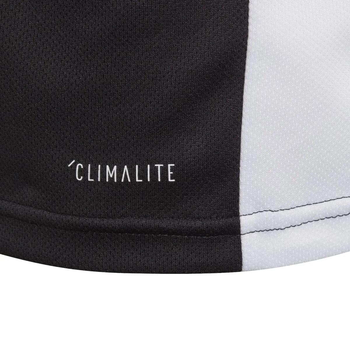 Adidas Italië 18 Korte Mouwen Kindertruitje - Zwart/Wit 4/6