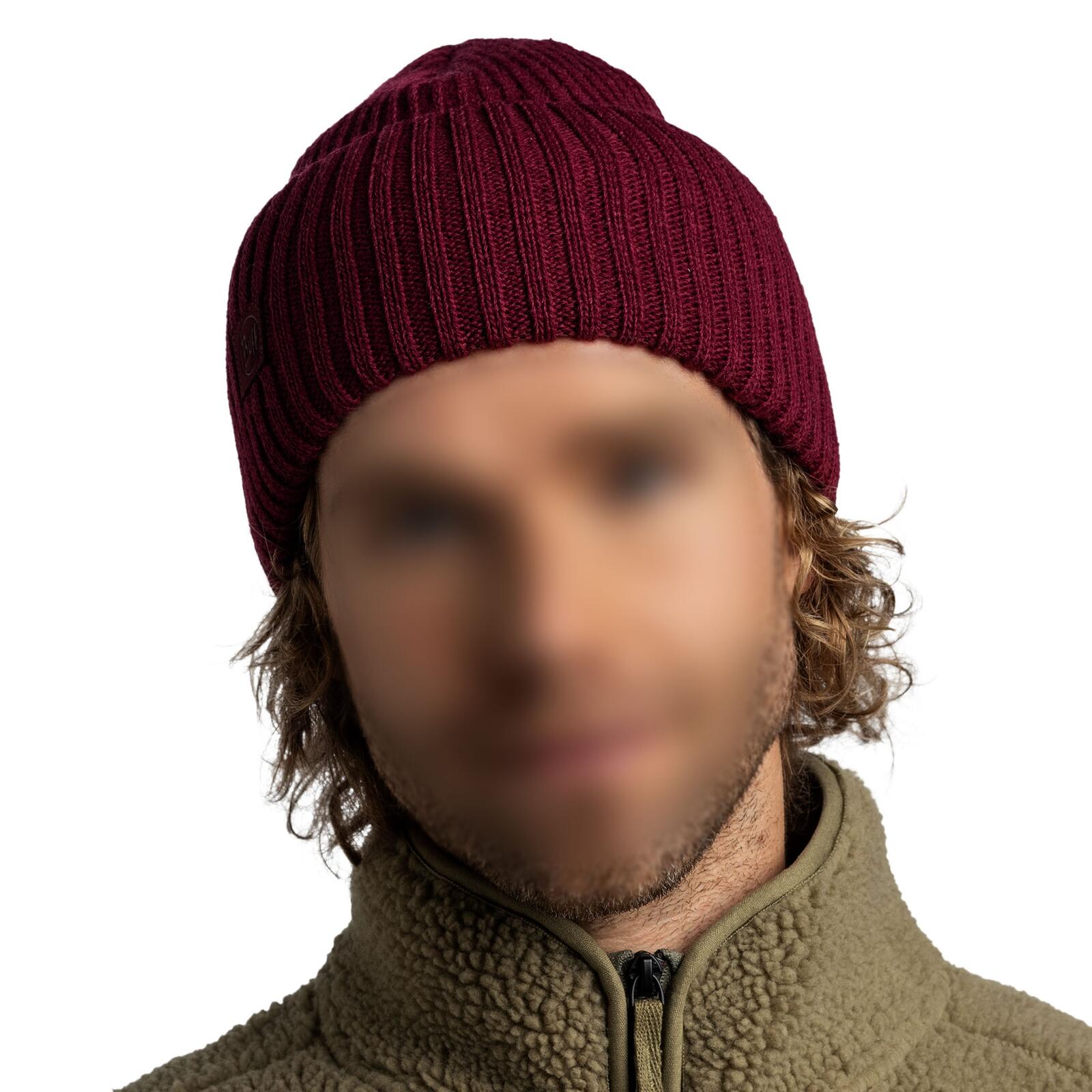 Gorro Knitted Unisex Buff Rojo ÚNICA 3/6