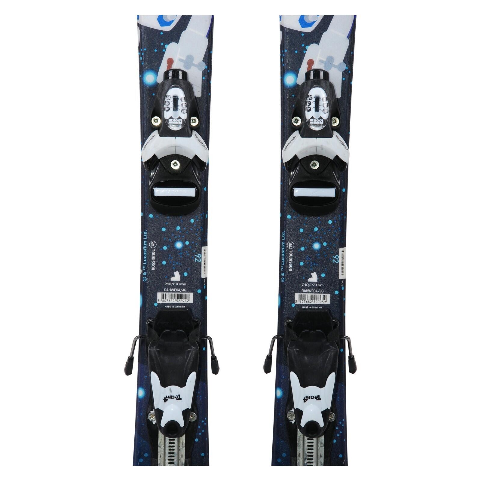 RECONDITIONNE - Ski Junior Rossignol Star Wars R2d2 + Fixations 3/5
