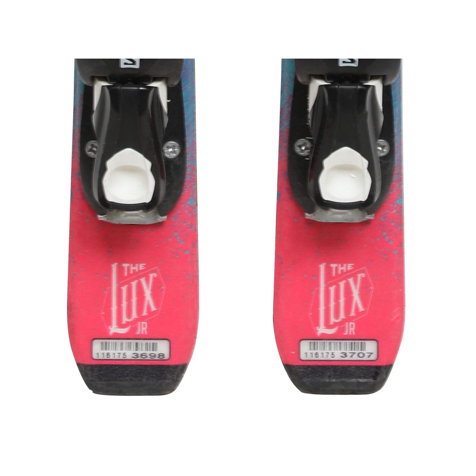 RECONDITIONNE - Ski Junior Salomon The Lux + Fixations 4/5