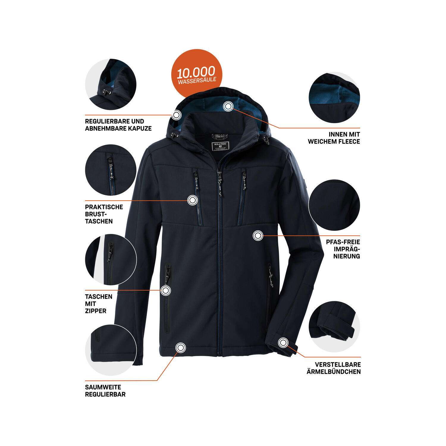 Herren Softshelljacke KOW 79 MN SFTSHLL JCKT 5/6