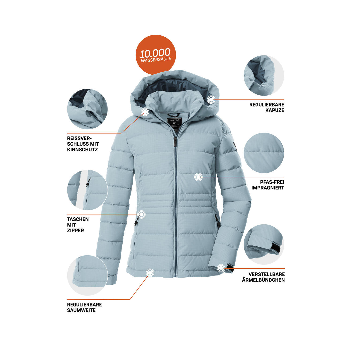 Damen Steppjacke KOW 10 WMN QLTD JCKT 6/8