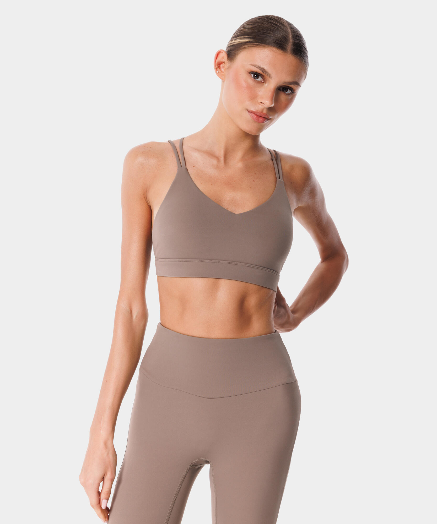 Legginsy sportowe dla kobiet z kopertowym tyłem Carpatree Balletcore 5/6