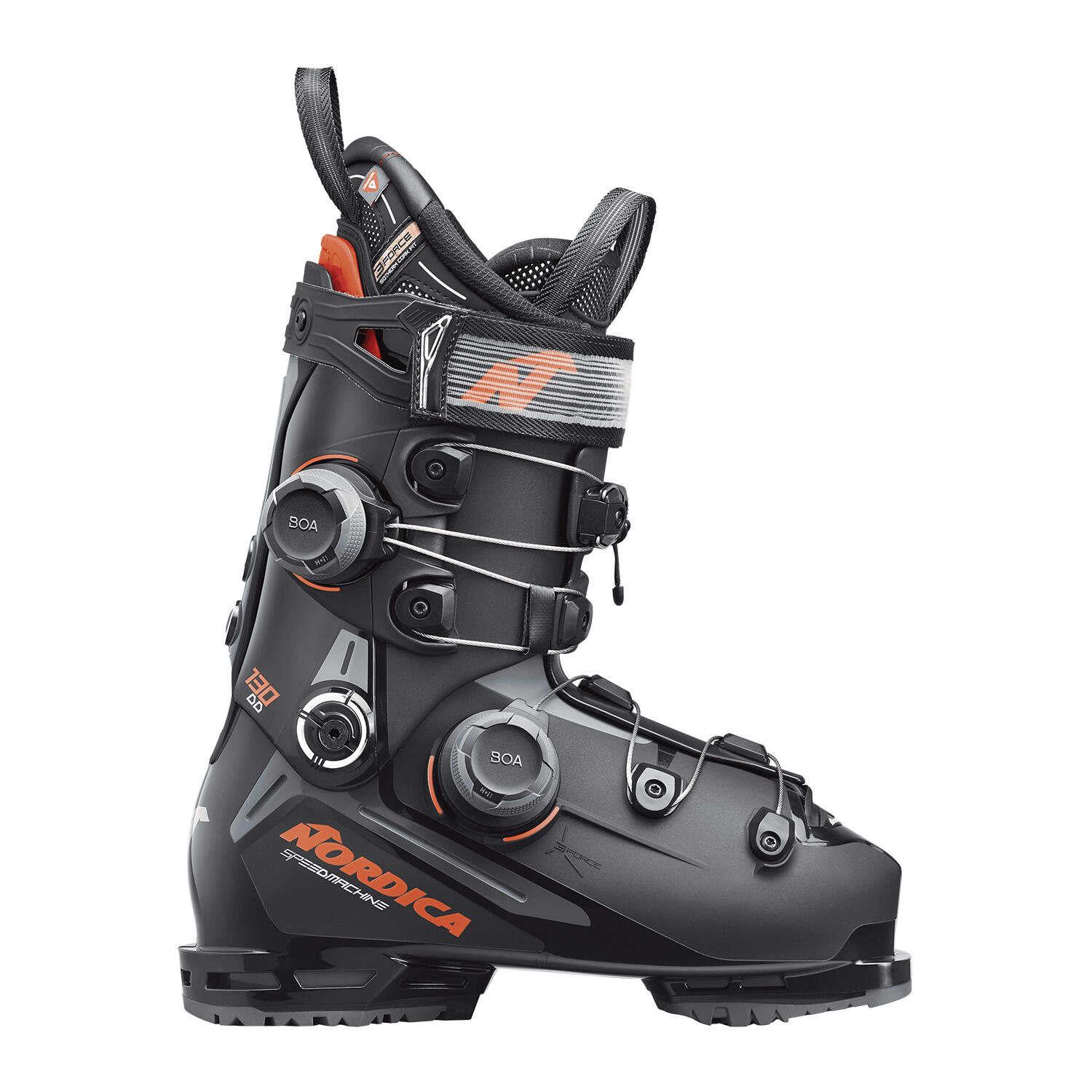 Botas esquí Nordica Speedmachine 3 130 boa dd gw Hombre Negro 1/6