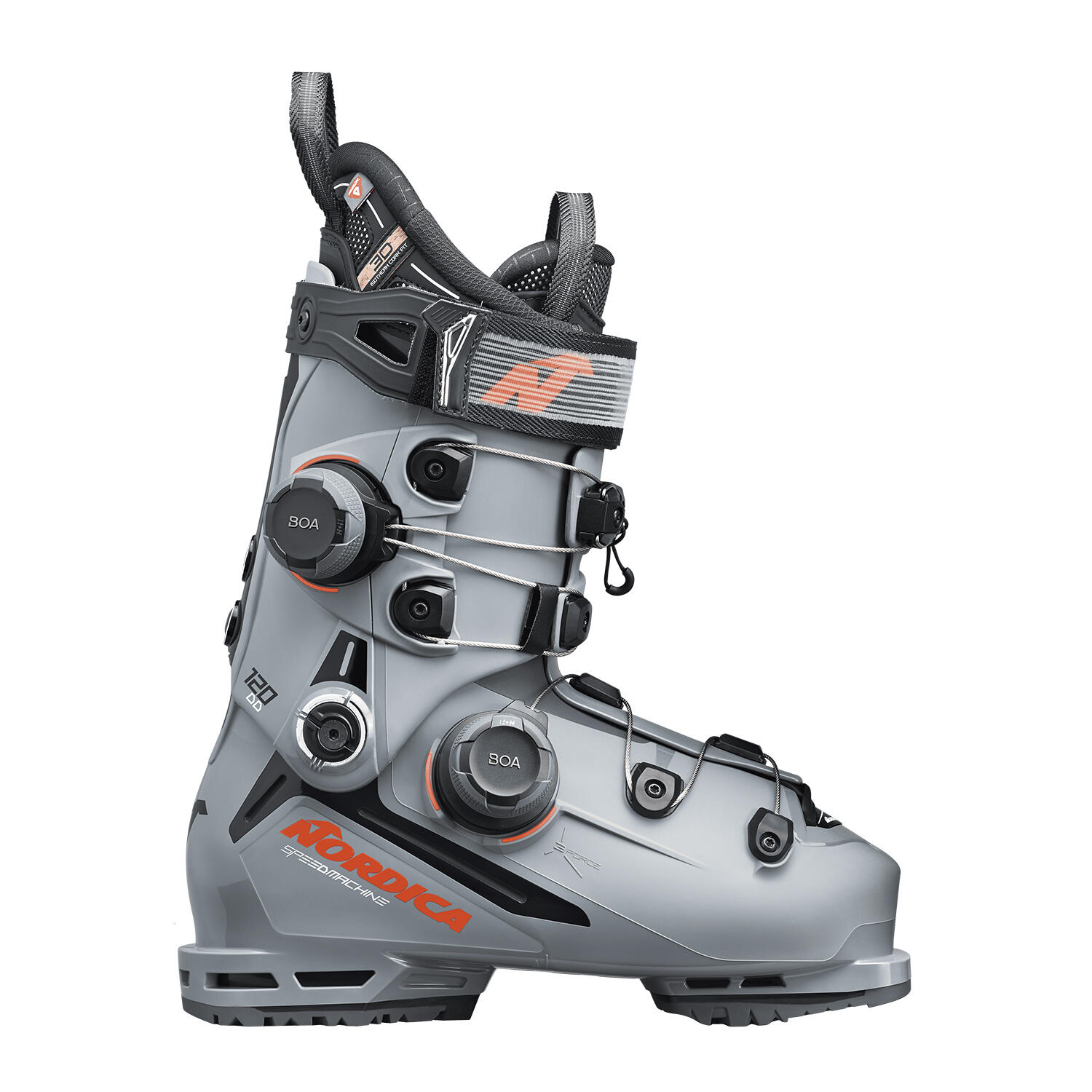 Nordica - Chaussures De Ski Speedmachine 3 120 Boa Dd Gw Homme - Chaussures De Ski - Gris - 26,5 Cm - Decathlon