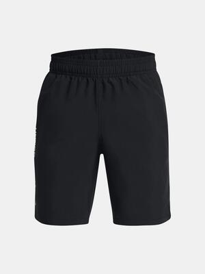 Under armour woven wordmark kinderkorte trainingsbroek
