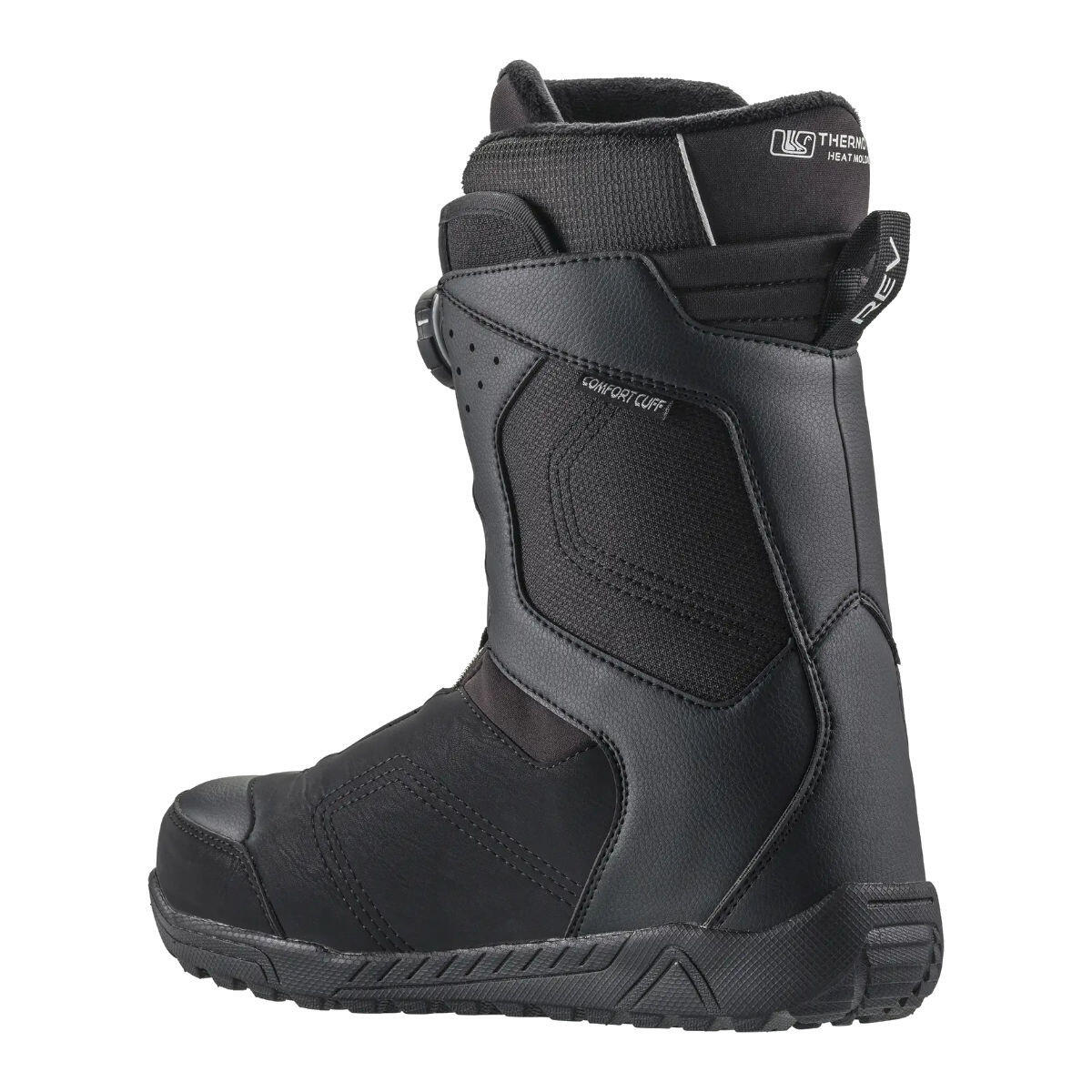 Head Rev boa coiler zwarte snowboardschoenen voor haar 3/4