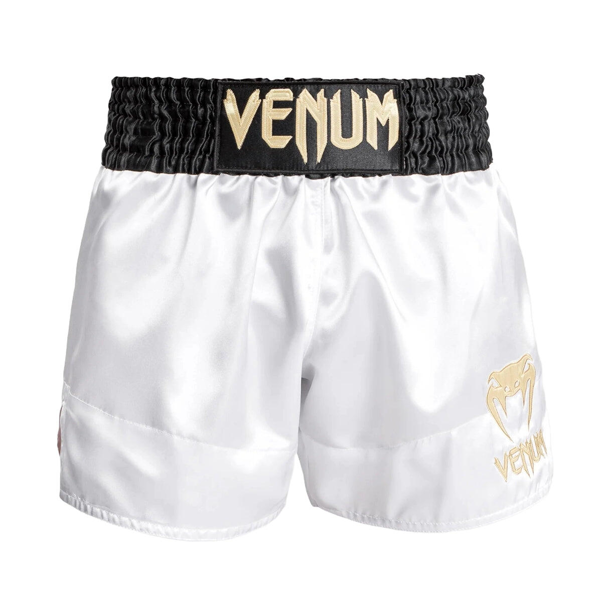 Venum Classic Muay Thai Shorts Black/White/Gold XXL 5/5