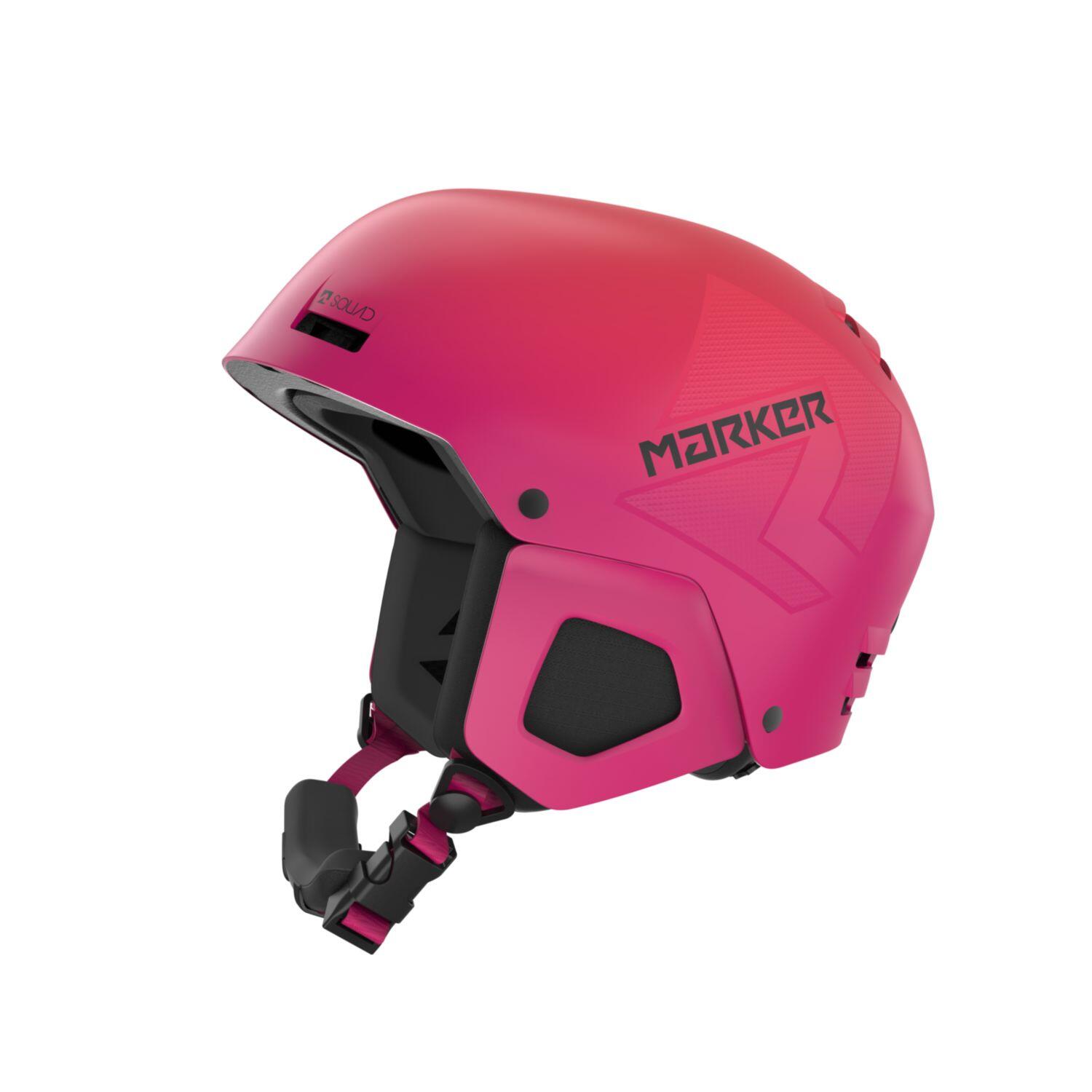Marker - Casque De Ski Snow Squad Junior Maroon Orange Garçon - Casque - Marron - 51- 56 Cm - Decathlon