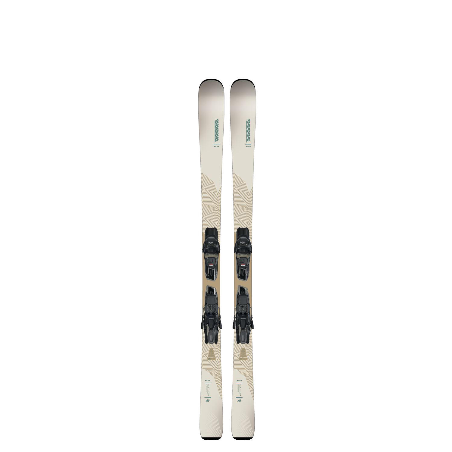 Pack esquí k2 blur 79 w + herrajes m3 10 compact quikclik blanco mujer 1/1