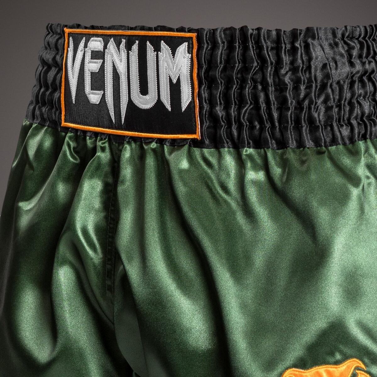 Venum Classic Muay Thai Shorts Green/Black S 5/7