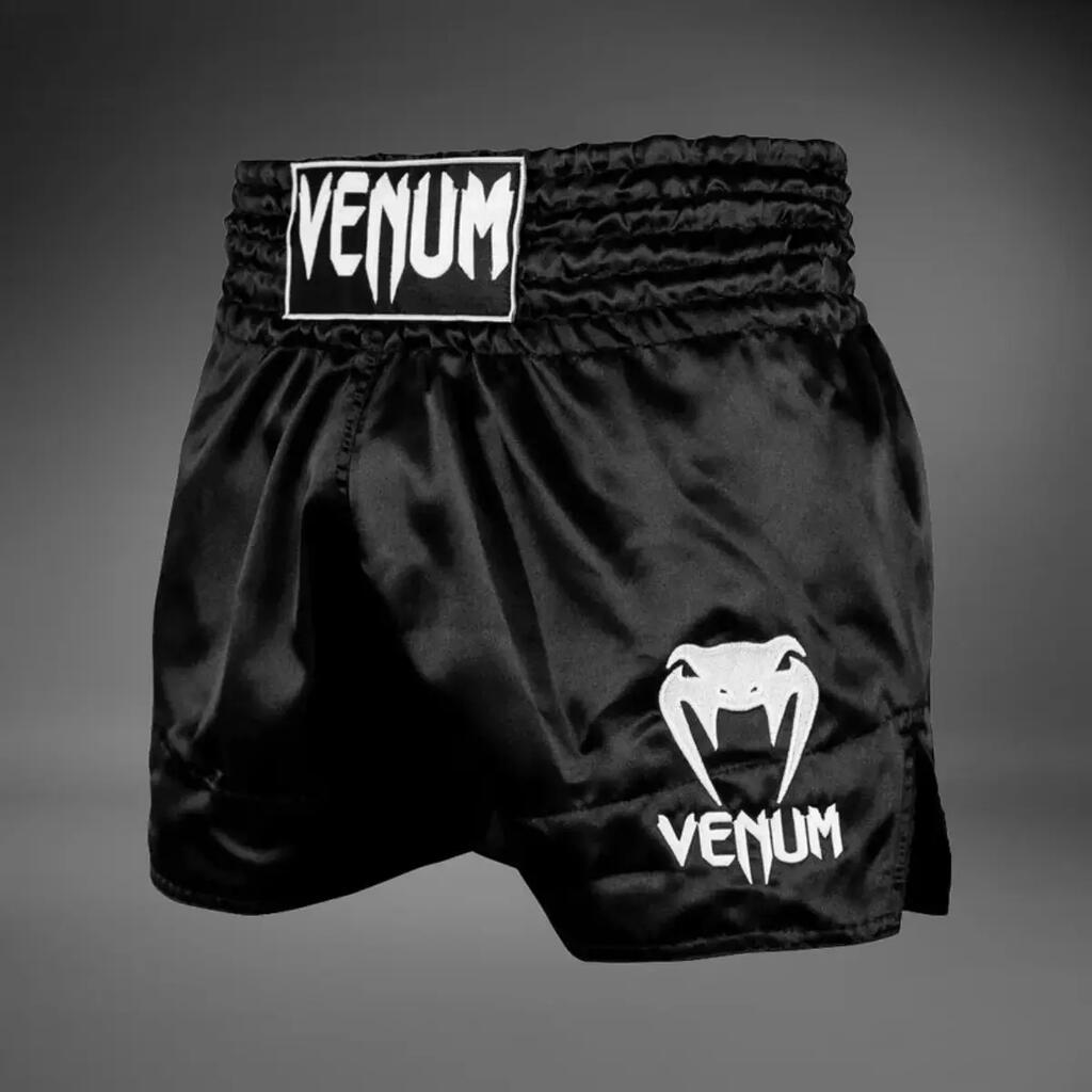 Venum Classic Muay Thai Shorts Black/White S