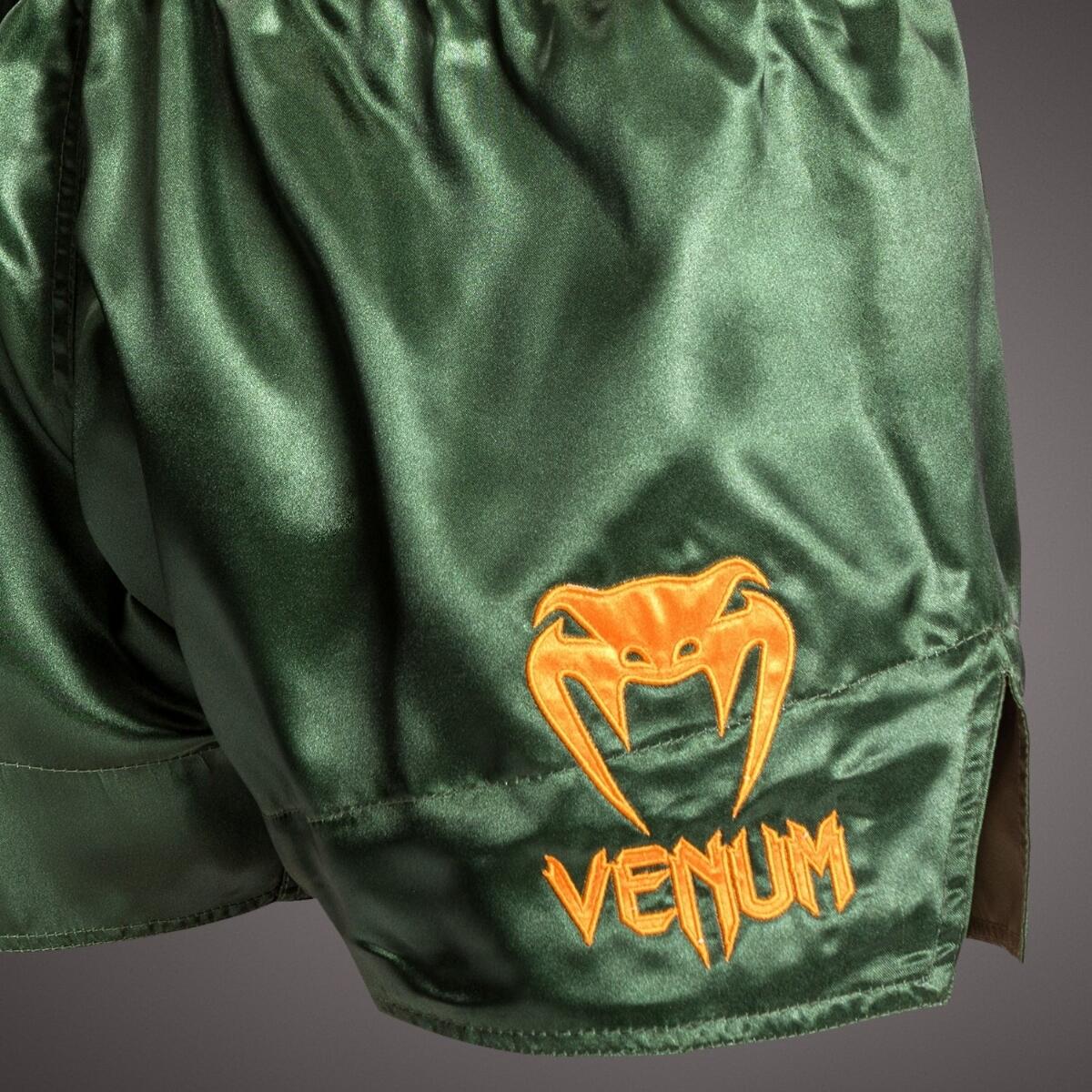 Venum Classic Muay Thai Shorts Green/Black S 4/7
