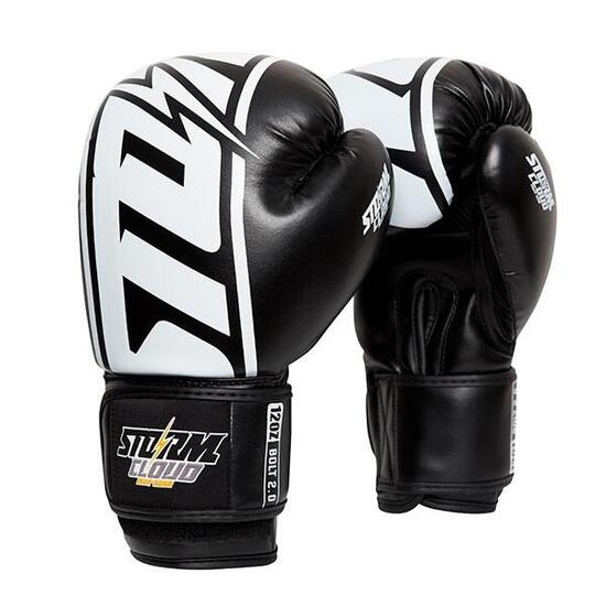 Rękawice bokserskie StormCloud Bolt 2 Czarne/Białe 14oz