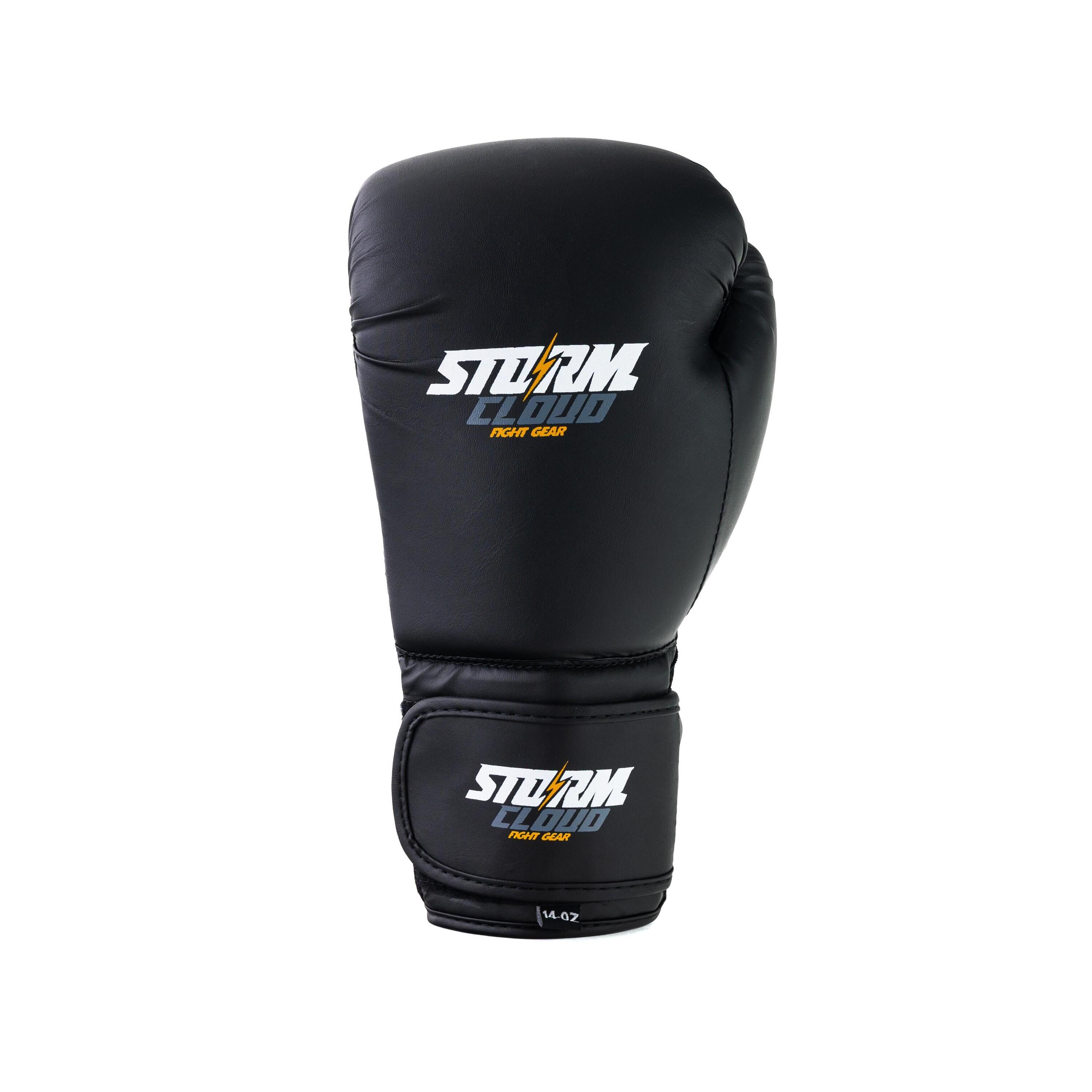 Rękawice Bokserskie StormCloud Rookie Czarne/Białe 10oz 3/7