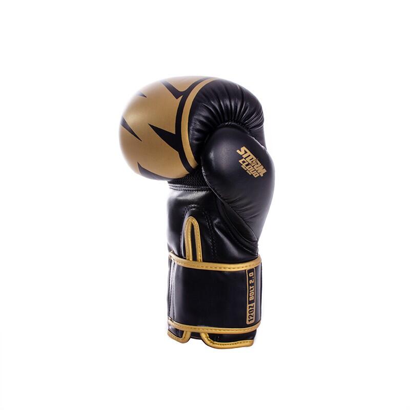 Rękawice bokserskie StormCloud Bolt 2 Czarne/Złote 10oz 6/7