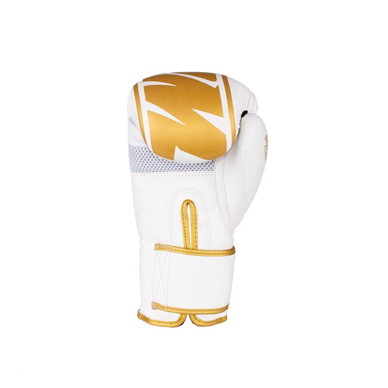 Rękawice bokserskie StormCloud Bolt 2 Białe/Złote 14oz 6/7