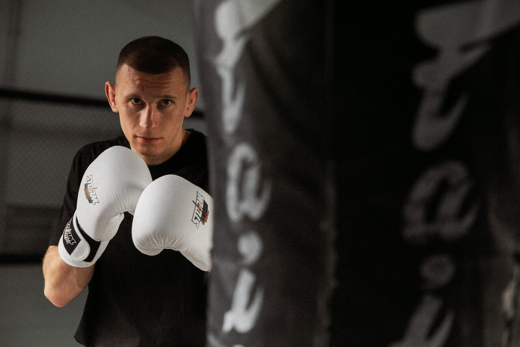 Rękawice bokserskie Boxing StormCloud Pro Białe 12oz 2/7
