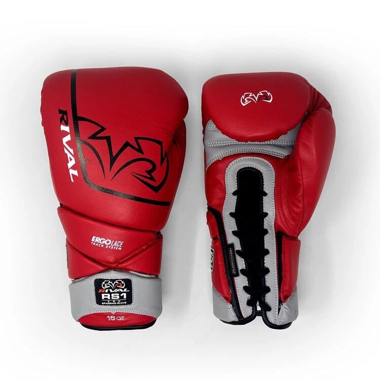 Rękawice bokserskie sparingowe Rival RS1 Pro Anniversary Czerwone 14oz 2/7