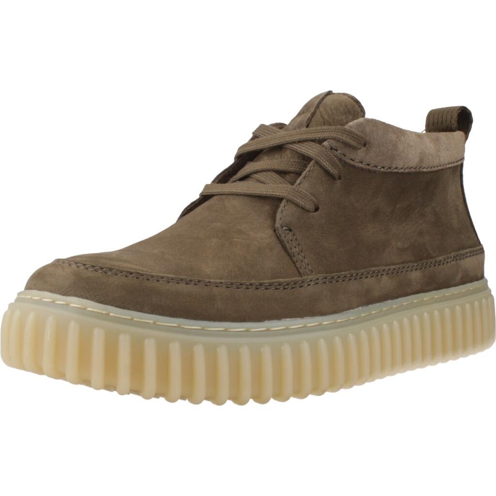 Clarks - Baskets Clarks Modèle Torhill Hi Couleur Vert - Chaussures De Sport - Vert - Decathlon