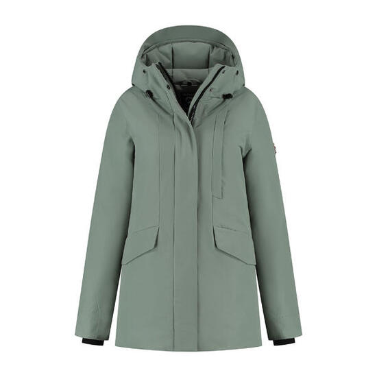 Lisbet Femmes - Parka - Imperméable - Vert
