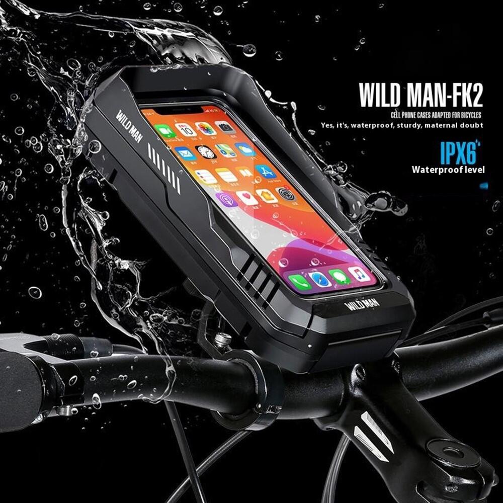 Support téléphone vélo étanche IPX6 rotative 360° écran tactile 3/7