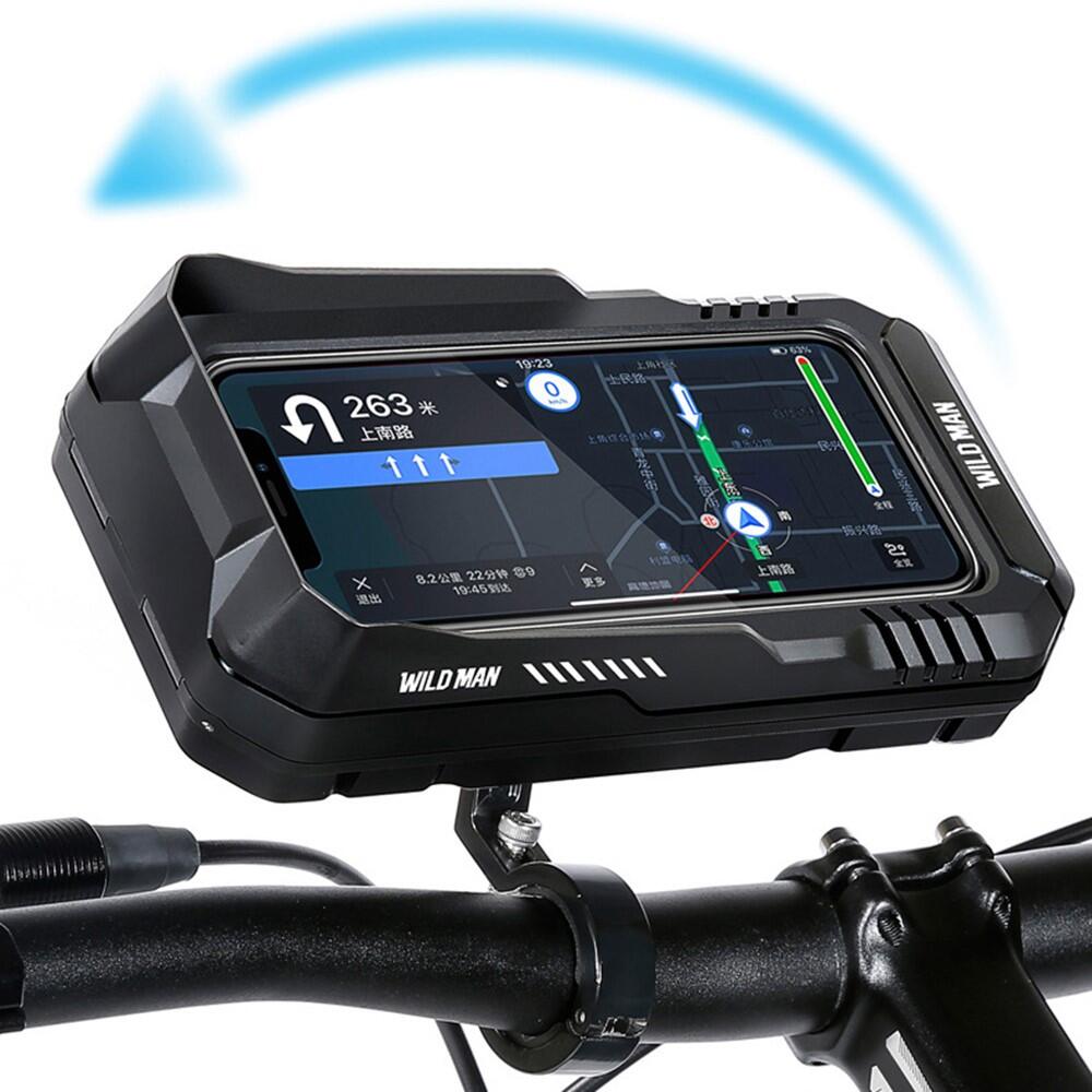 Support téléphone vélo étanche IPX6 rotative 360° écran tactile 2/7