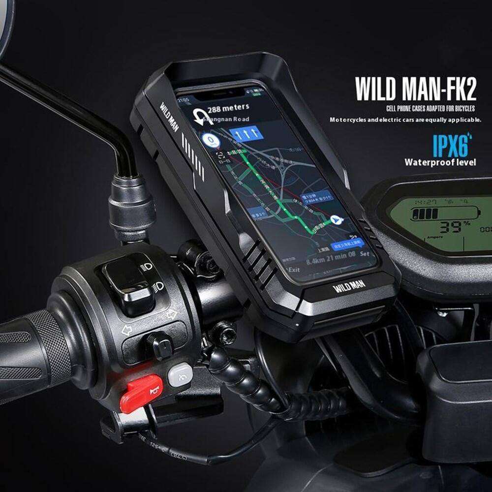 Support téléphone vélo étanche IPX6 rotative 360° écran tactile 4/7