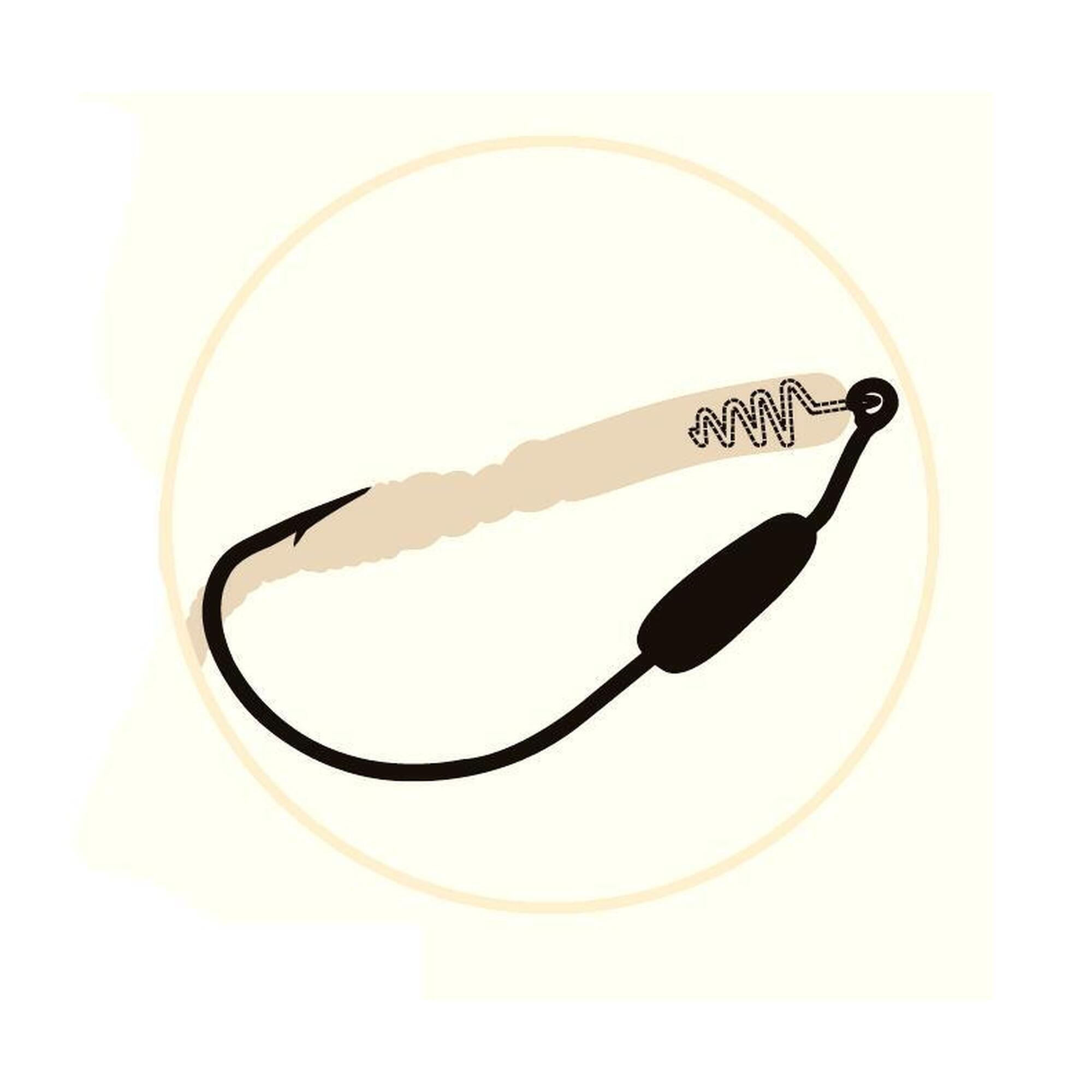 CARLIGE OFFSET LESTATE MUSTAD POWER LOCK PLUS, NR 5/0, 3 BUC / PLIC