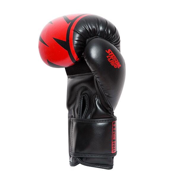 Rękawice bokserskie StormCloud Bolt 2 Czarne/Czerwone 16oz 5/7