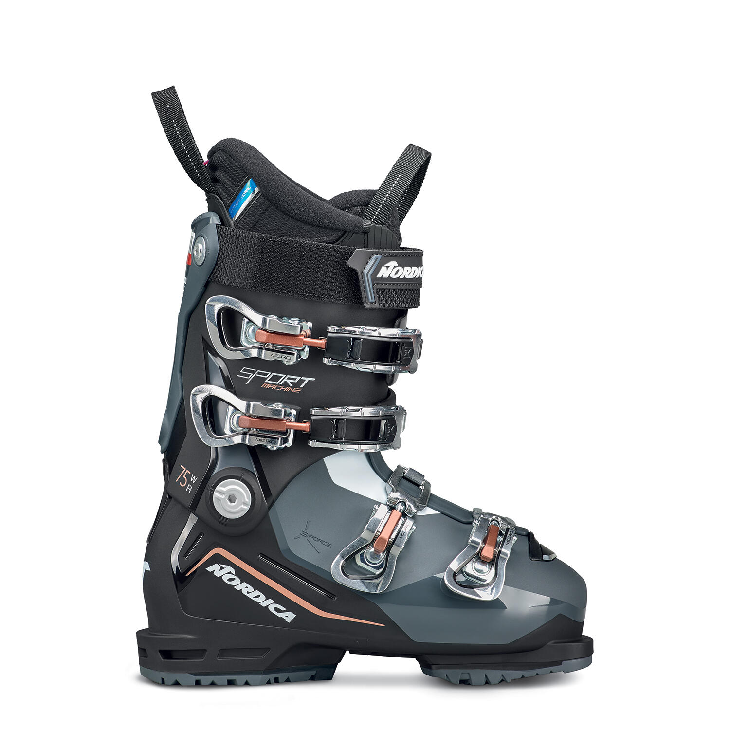 Nordica - Chaussures De Ski Sportmachine 3 75 W R Gw Femme - Chaussures De Ski - Noir - 23,5 Cm - Decathlon