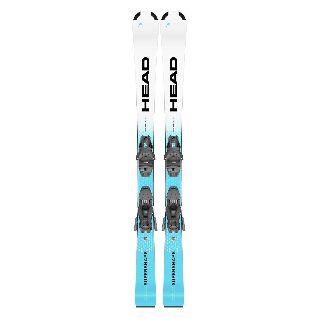 Head Supershape jr ski pack + Jrs 7.5 gw bindings Blue Boy