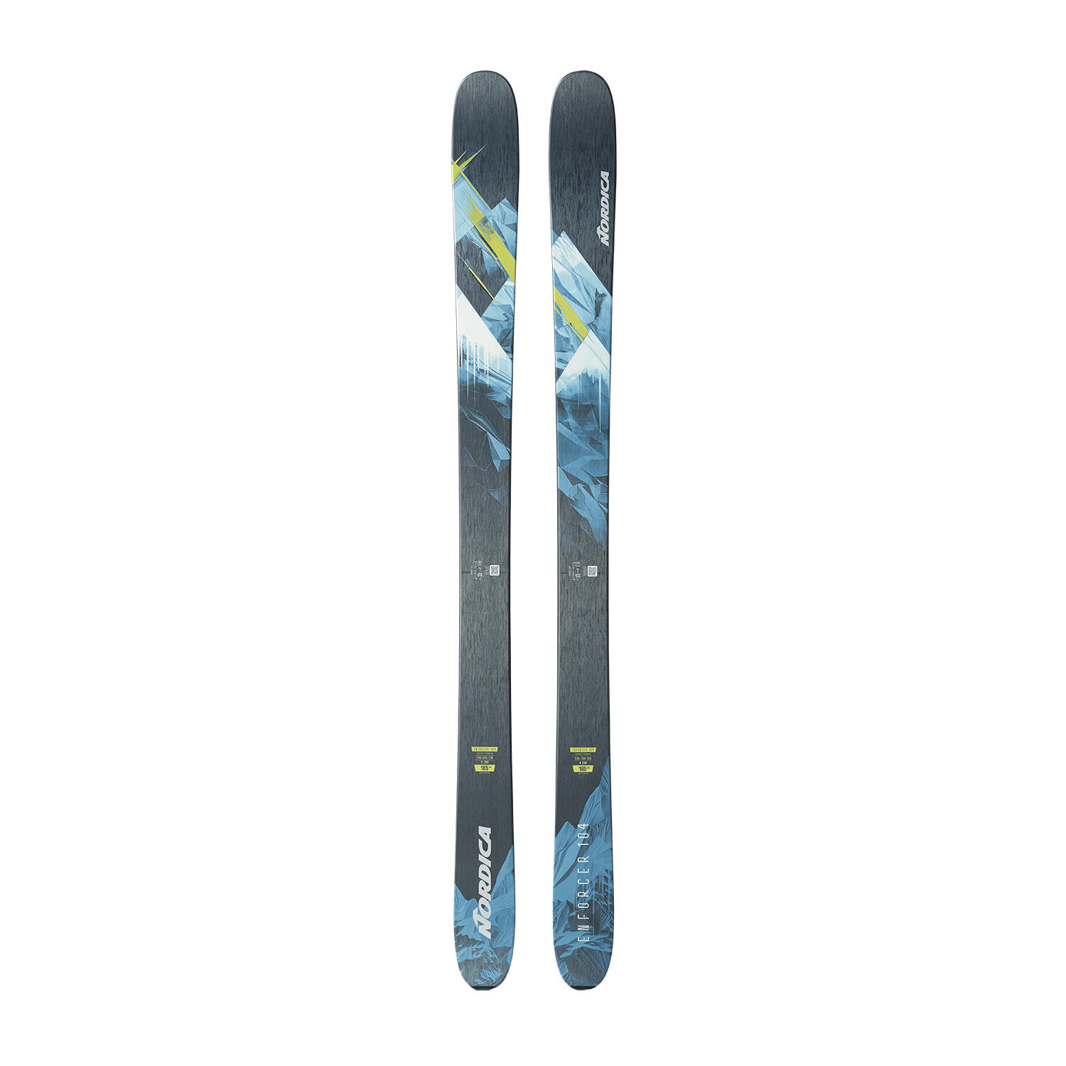 Nordica - Skis Sans Fixations Enforcer 104 Homme - Skis - Bleu - 191 Cm - Decathlon