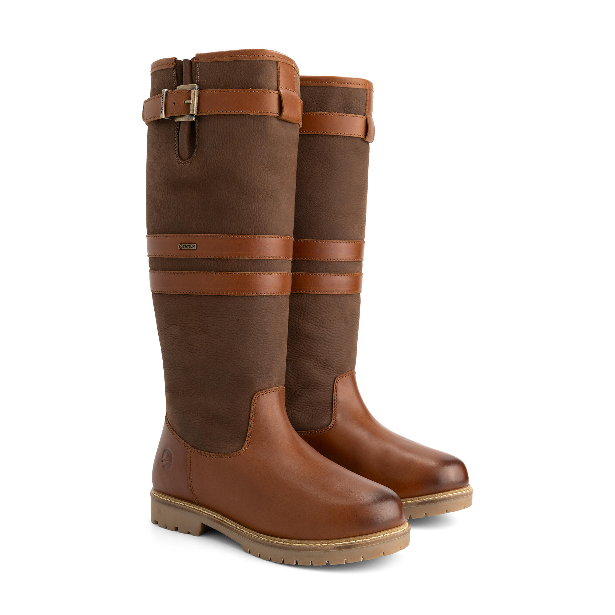 TRAVELIN' Frederikstad Damen - Outdoor-Stiefel - Wasserdicht - Cognac