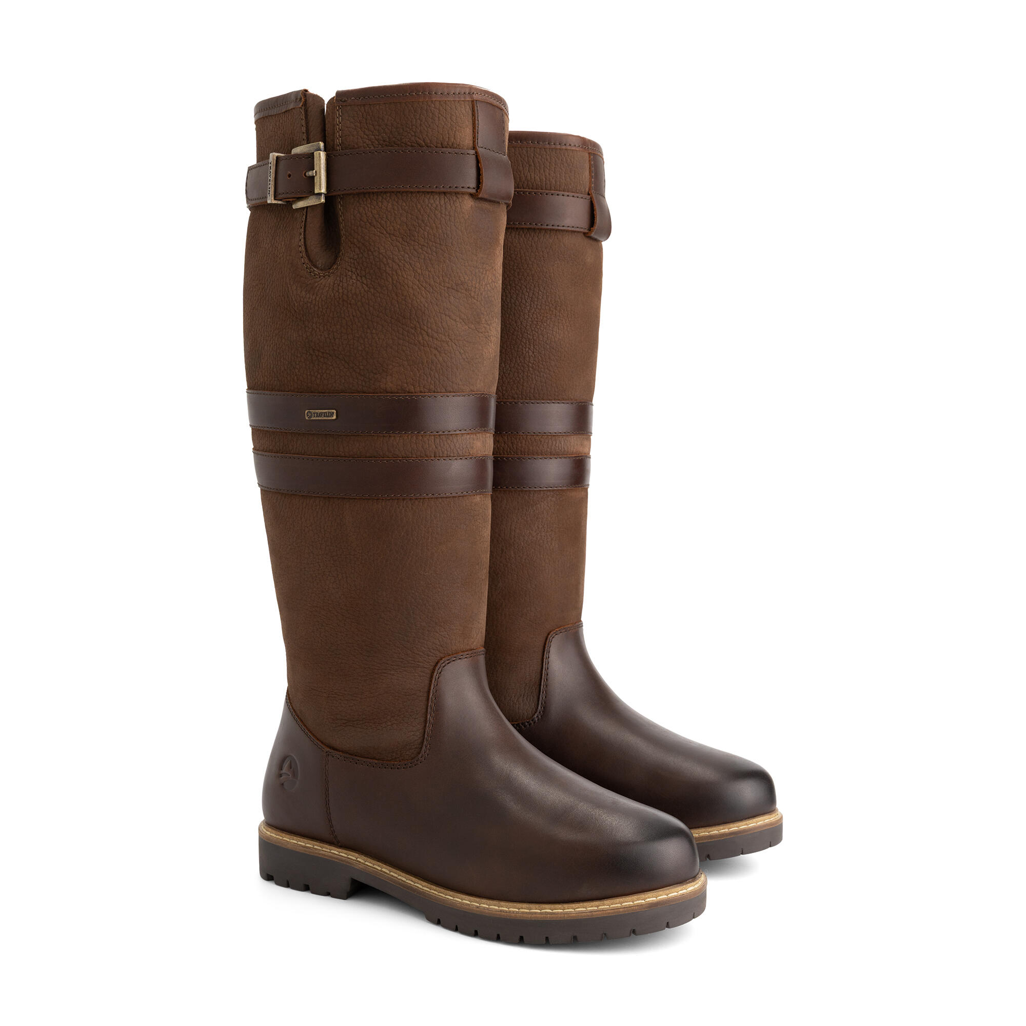 Travelin' - Frederikstad Femmes - Bottes D'Extérieur - Imperméables - Marron Foncé - Bottes - Marron - Decathlon