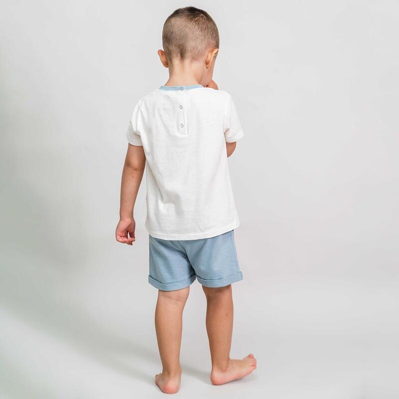 Set 2 piese pentru copii, tricou si pantaloni scurti, 100% bumbac, Cool, Paw Pat