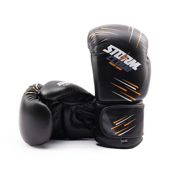 Rękawice bokserskie StormCloud StarFall Czarno-Żółte 16oz