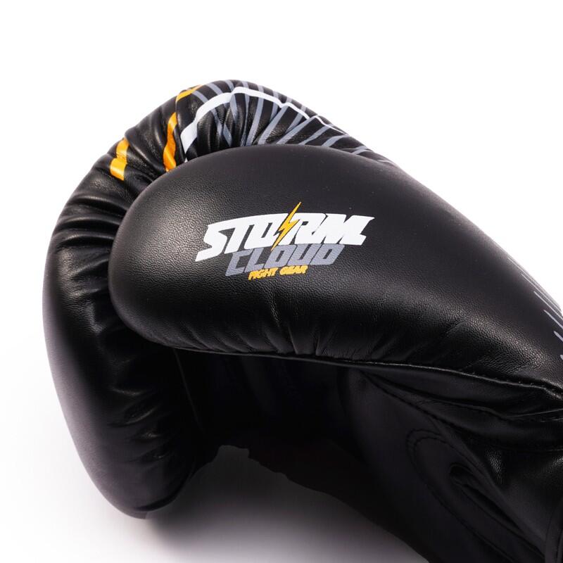 Rękawice bokserskie StormCloud StarFall Czarno-Żółte 8oz 7/7
