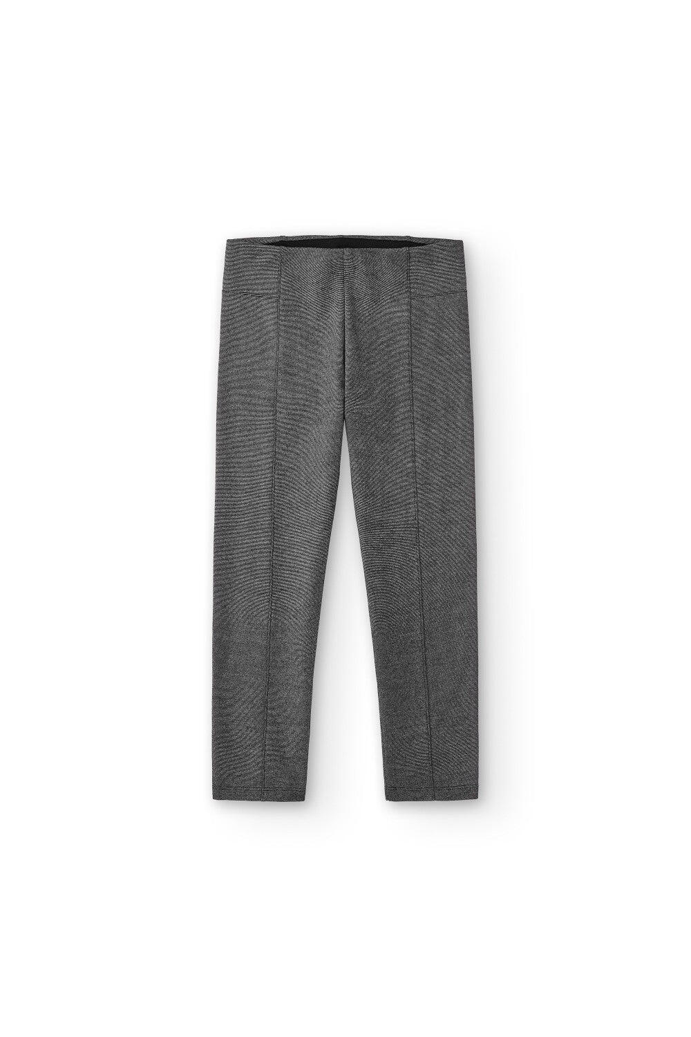 Pantalón de niña color gris y antracita 2/4
