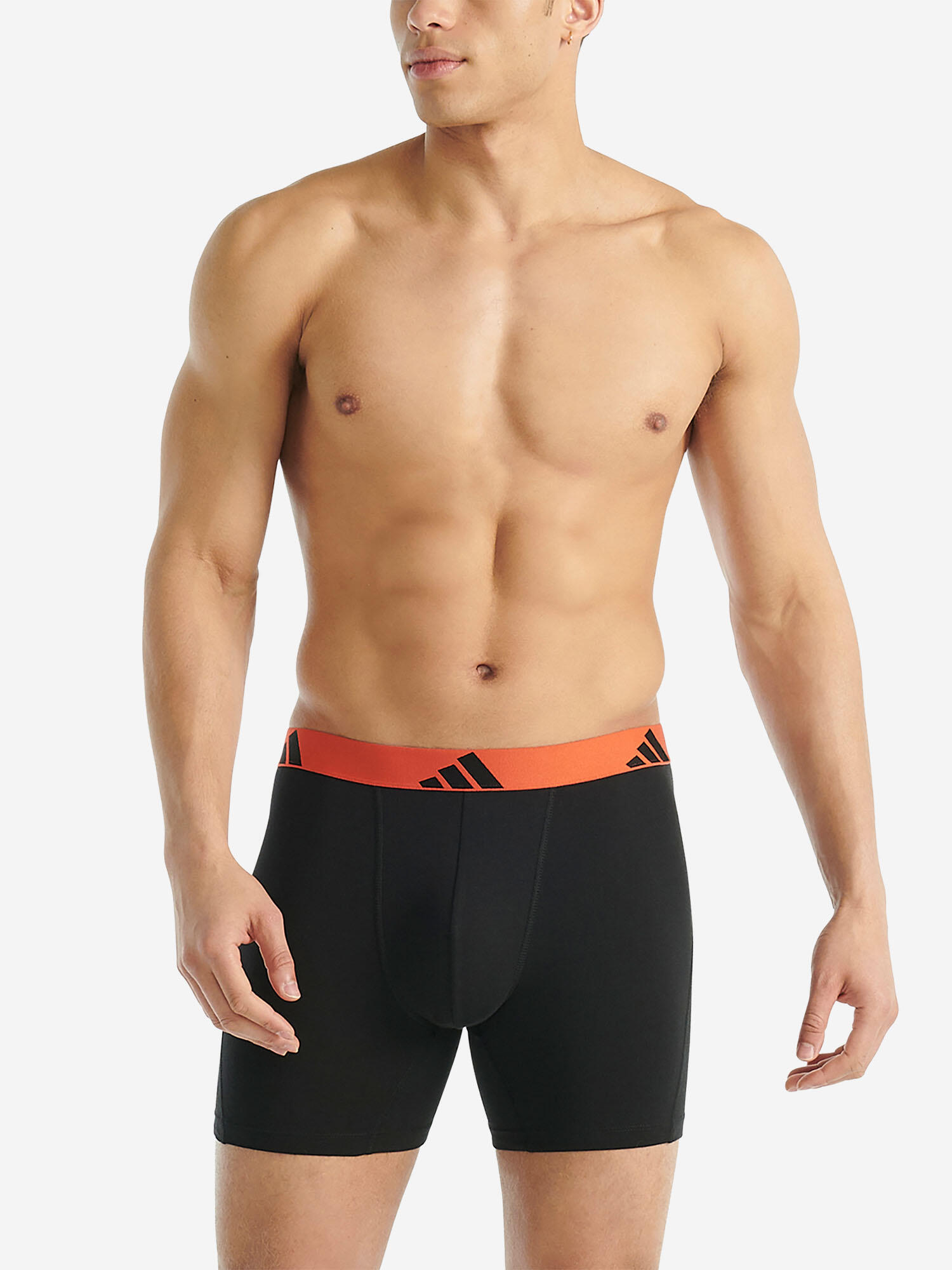 Boxer klassische Boxershorts Herren - Active Flex Cotton schwarz 5/7