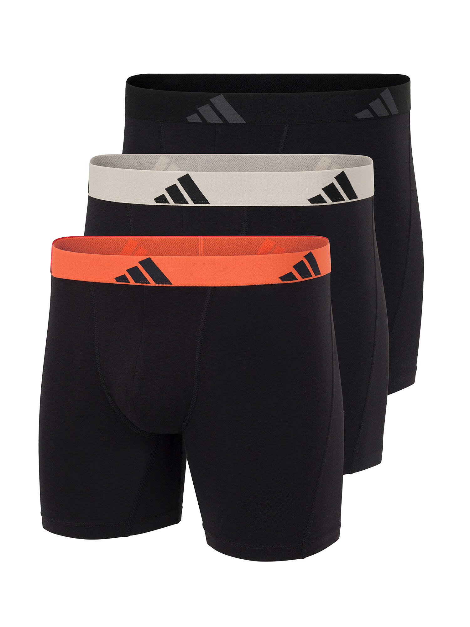 ADIDAS Boxer klassische Boxershorts Herren - Active Flex Cotton schwarz