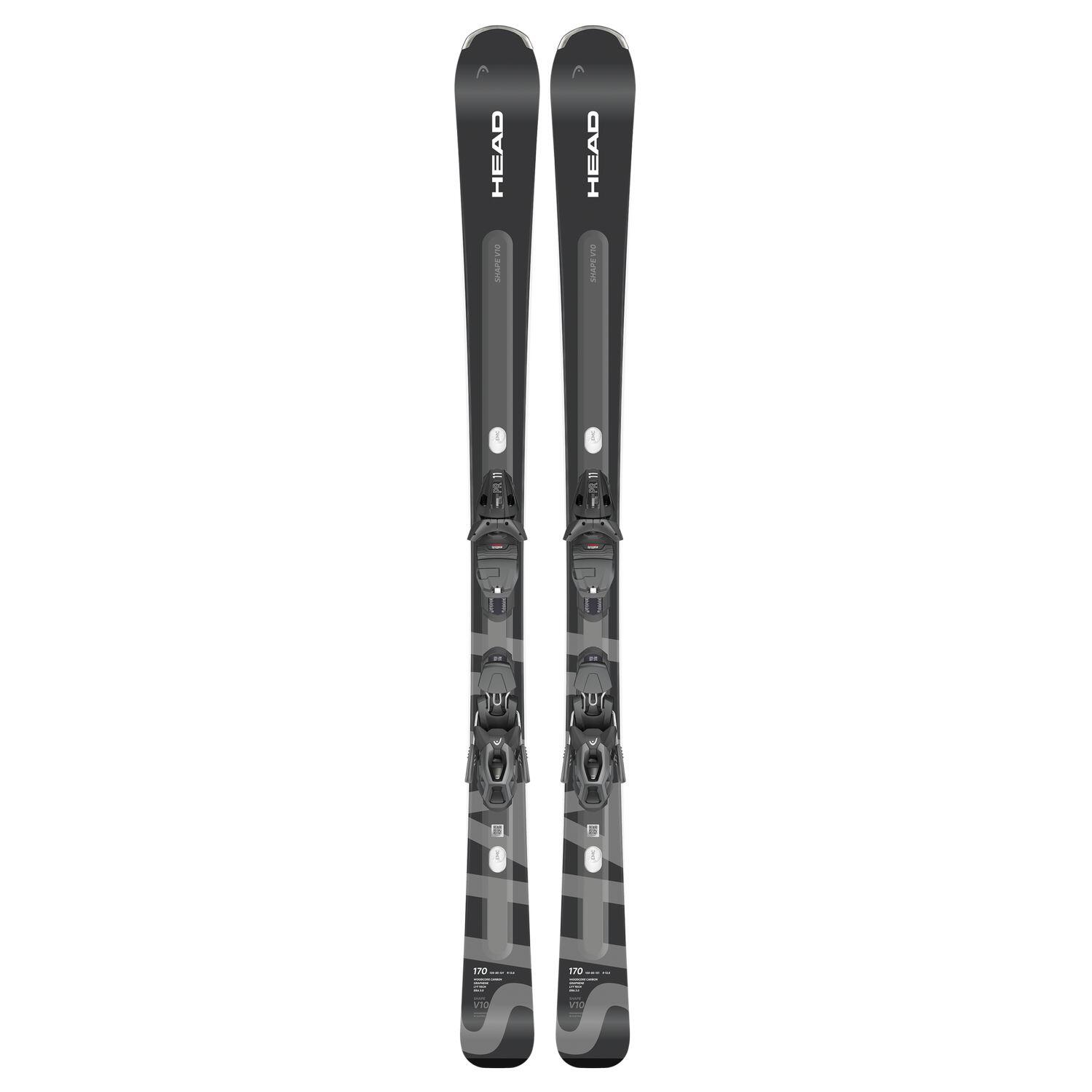 Narty HEAD Shape e-V10 + Wiązania Protector PR 11 GW 2025 170 cm