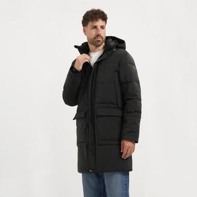 Ladan Herren - Puffer Winterjacke - Wasserfest - Schwarz