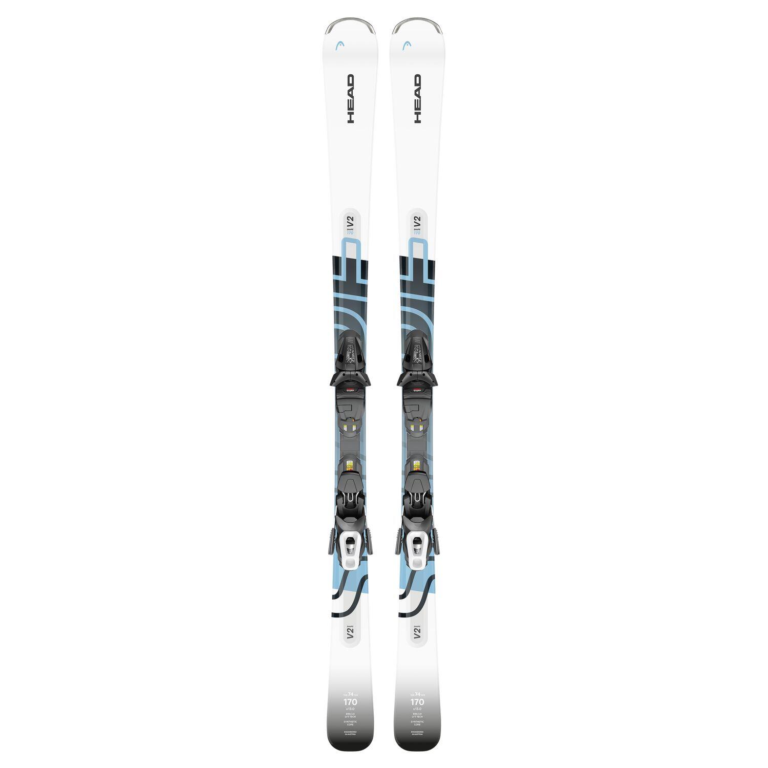 Head - Pack Ski Shape V2 R + Fixations Pr 10 Gw Promo Homme - Skis - Blanc - 156 Cm - Decathlon