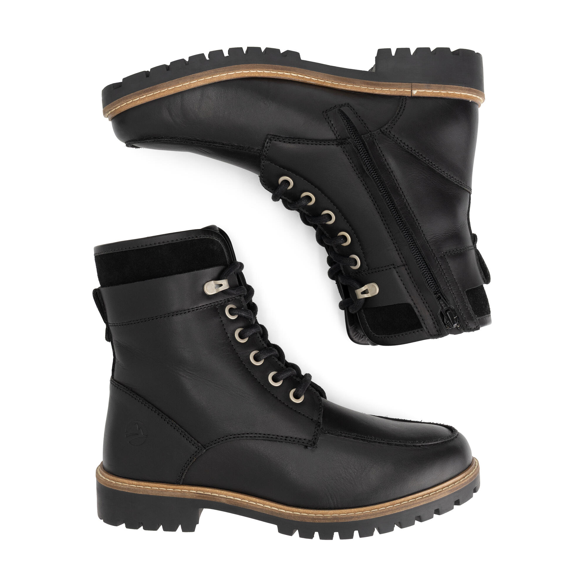 Langstrand Homme - Bottines à lacets - Doublure en laine - Noir 4/7